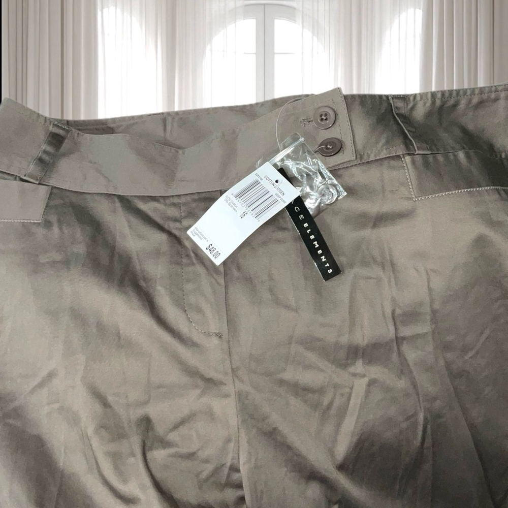 Grace Elements New W Tag (Missing Button) Chocola… - image 3